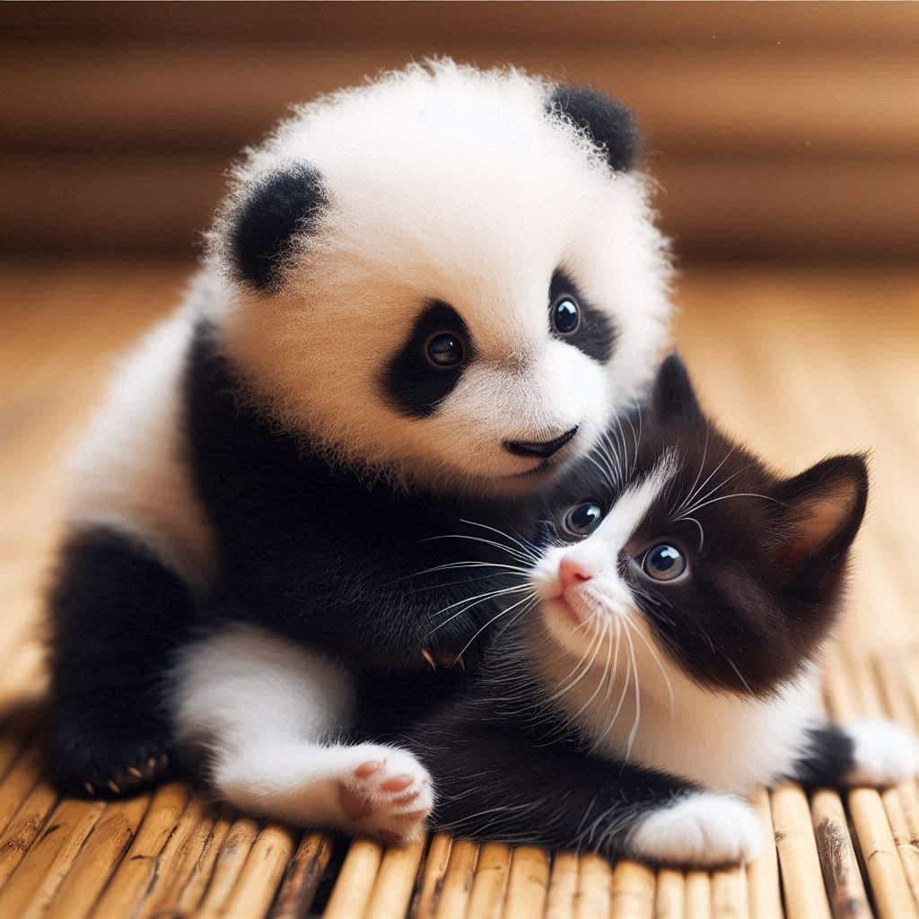 4 panda gato 3